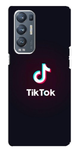 Чехол с печатью "TikTok темный" для Oppo Reno5 Pro Plus 5G