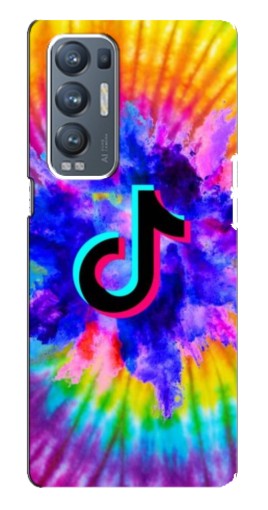 Чехол с принтом "TikTok в красках" для Oppo Reno5 Pro Plus 5G