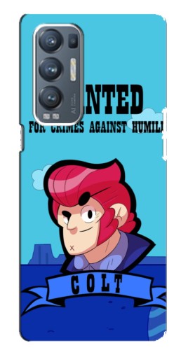Силиконовый чехол с изображением "WANTED COLT" для Oppo Reno5 Pro Plus 5G