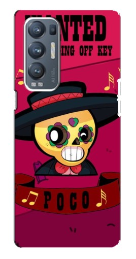 Чехол с картинкой "WANTED POCO" для Oppo Reno5 Pro Plus 5G