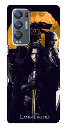 Чехол с картинкой "Winter Coming" для Oppo Reno5 Pro Plus 5G