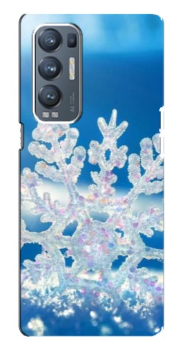 Силиконовый чехол с изображением "Яркая снежинка" для Oppo Reno5 Pro Plus 5G
