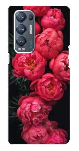 Чехол с принтом "Яркие пионы" для Oppo Reno5 Pro Plus 5G