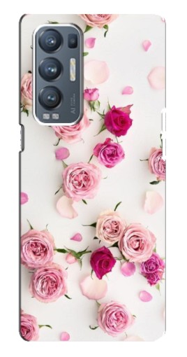 Чехол с картинкой "Яркие розы" для Oppo Reno5 Pro Plus 5G