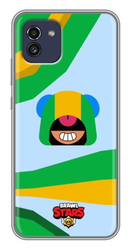 Чехол с принтом "Арт Леон" для Samsung Galaxy A03 (A035)