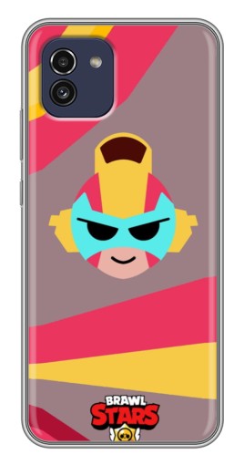 Силиконовый чехол с изображением "АРТ MAX" для Samsung Galaxy A03 (A035)