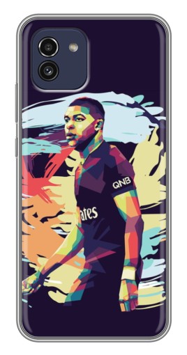 Чехол с картинкой "ART Mbappe" для Samsung Galaxy A03 (A035)