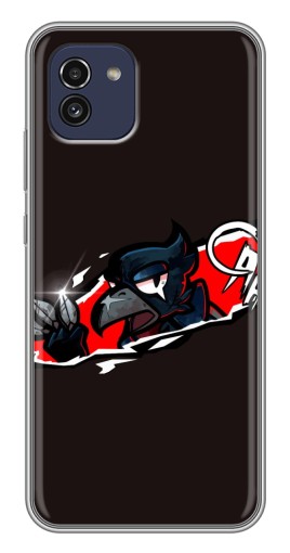 Чехол с картинкой "Ассасин Ворон" для Samsung Galaxy A03 (A035)