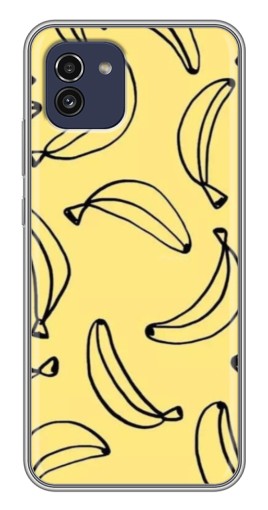 Чехол с печатью "Бананчики" для Samsung Galaxy A03 (A035)