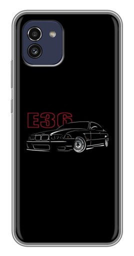 Чехол с картинкой "BMW E36" для Samsung Galaxy A03 (A035)
