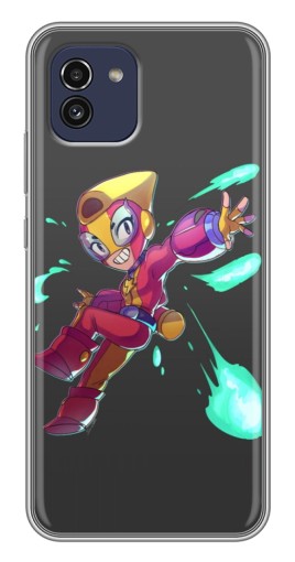 Чехол с печатью "Боец MAX" для Samsung Galaxy A03 (A035)
