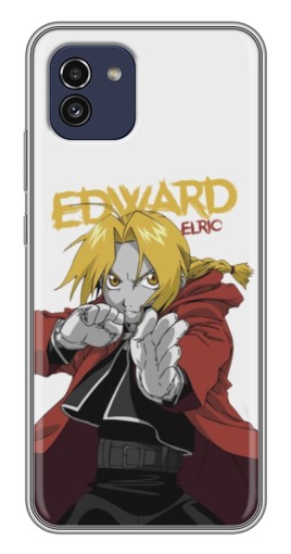 Силиконовый чехол с изображением "Боевй Erlic" для Samsung Galaxy A03 (A035)