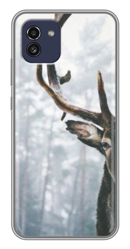 Силиконовый чехол с изображением "Большой олень" для Samsung Galaxy A03 (A035)