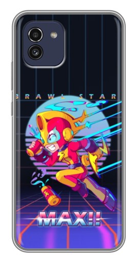 Силиконовый чехол с изображением "Brawl MAX" для Samsung Galaxy A03 (A035)