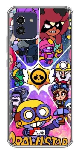 Силиконовый чехол с изображением "Brawl заставка" для Samsung Galaxy A03 (A035)