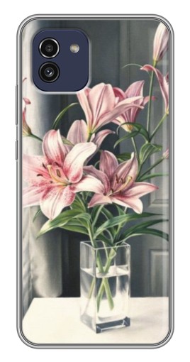 Чехол с картинкой "Букет лилии" для Samsung Galaxy A03 (A035)