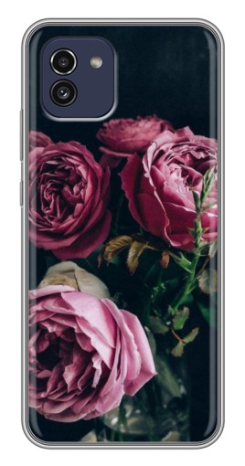 Чехол с печатью "Букет роз" для Samsung Galaxy A03 (A035)