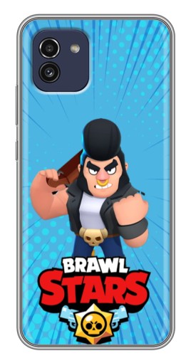 Чехол с печатью "Булл из Бравл Старс" для Samsung Galaxy A03 (A035)