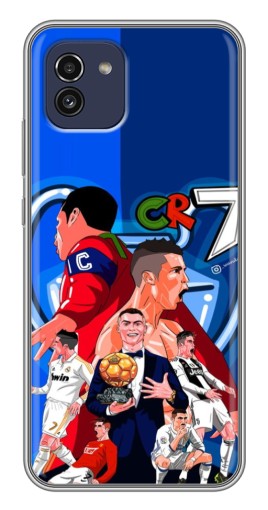 Чехол с принтом "CR7" для Samsung Galaxy A03 (A035)