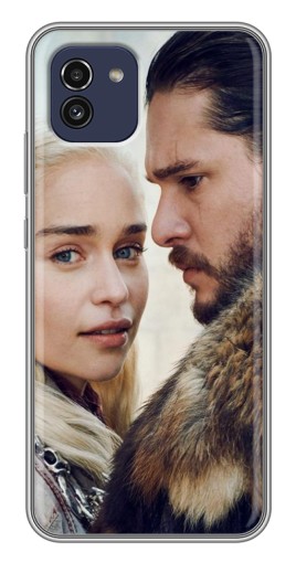 Чехол с печатью "Дейнерис и Сноу" для Samsung Galaxy A03 (A035)