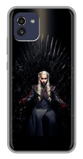 Чехол с принтом "Дейнерис на троне" для Samsung Galaxy A03 (A035)