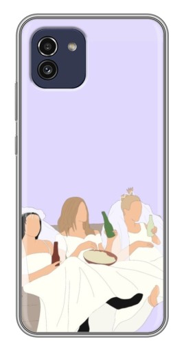 Силиконовый чехол с изображением "Девушки Друзья" для Samsung Galaxy A03 (A035)