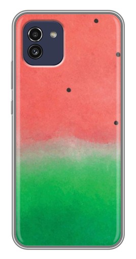 Силиконовый чехол с изображением "Дизайн арбуза" для Samsung Galaxy A03 (A035)