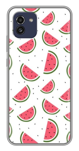 Чехол с принтом "Дольки арбуза" для Samsung Galaxy A03 (A035)