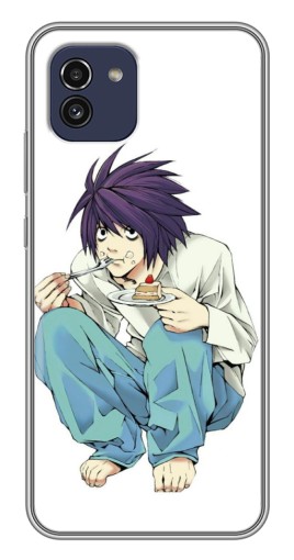 Чехол с картинкой "Эл кушает" для Samsung Galaxy A03 (A035)
