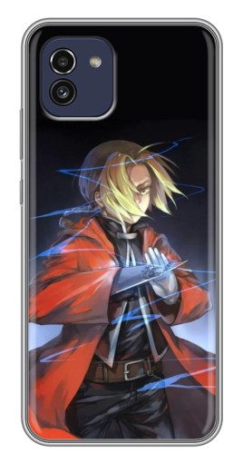 Силиконовый чехол с изображением "Элрик Эдвард" для Samsung Galaxy A03 (A035)