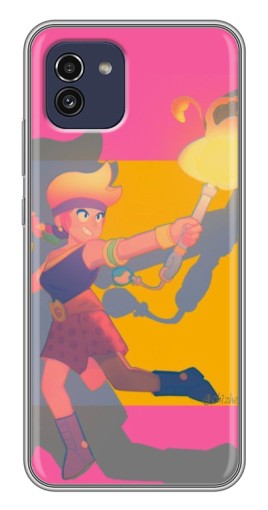 Чехол с печатью "Эмбер бравл старс" для Samsung Galaxy A03 (A035)
