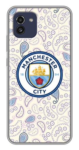 Чехол с картинкой "Эмблема Ман Сити" для Samsung Galaxy A03 (A035)