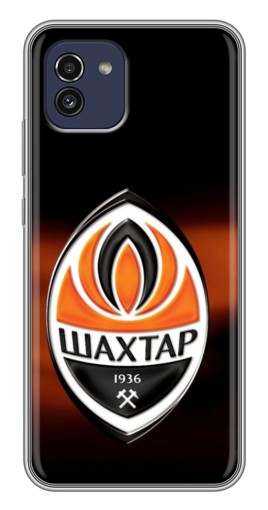 Чехол с картинкой "Эмблема Шахтера" для Samsung Galaxy A03 (A035)