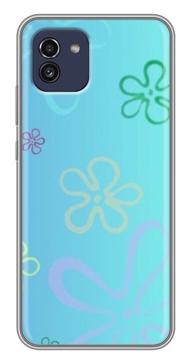 Силиконовый чехол с изображением "Фон" для Samsung Galaxy A03 (A035)