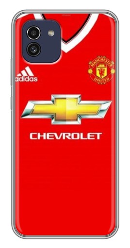 Чехол с принтом "Форма Манчестера Юнайтед" для Samsung Galaxy A03 (A035)