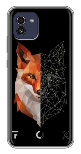 Чехол с картинкой "Fox" для Samsung Galaxy A03 (A035)