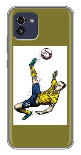 Чехол с печатью "Гол Ибрагимовича" для Samsung Galaxy A03 (A035)