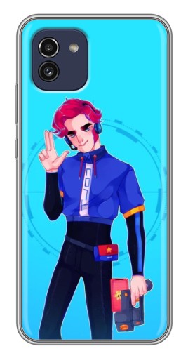 Силиконовый чехол с изображением "Гвардеец Кольт" для Samsung Galaxy A03 (A035)