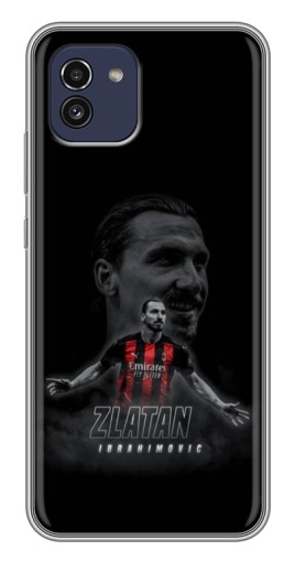 Чехол с печатью "Ибрагимович в Милане" для Samsung Galaxy A03 (A035)