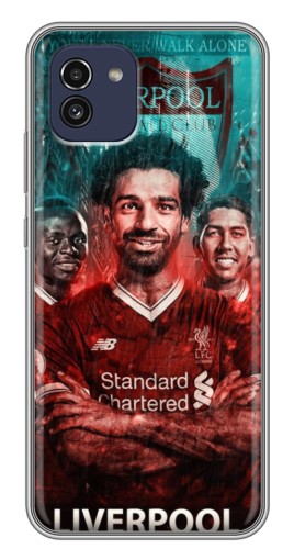 Силиконовый чехол с изображением "Игроки Ливерпуля" для Samsung Galaxy A03 (A035)
