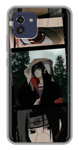 Чехол с картинкой "Итачи на фото" для Samsung Galaxy A03 (A035)