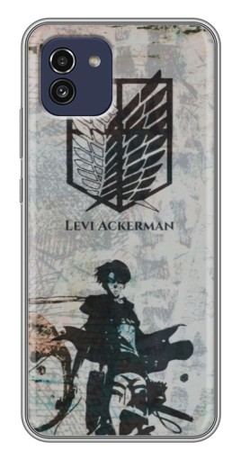 Чехол с печатью "Капитан Леви" для Samsung Galaxy A03 (A035)