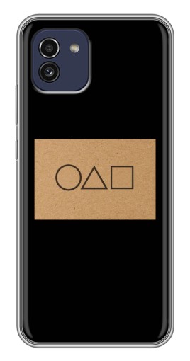 Чехол с печатью "Карточка Кальмара" для Samsung Galaxy A03 (A035)