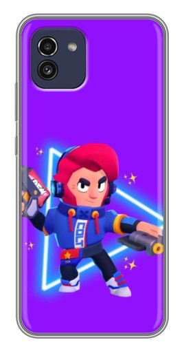 Чехол с принтом "Кольт в наушниках" для Samsung Galaxy A03 (A035)