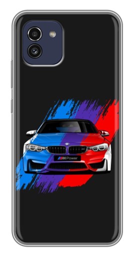 Силиконовый чехол с изображением "Красочный BMW" для Samsung Galaxy A03 (A035)