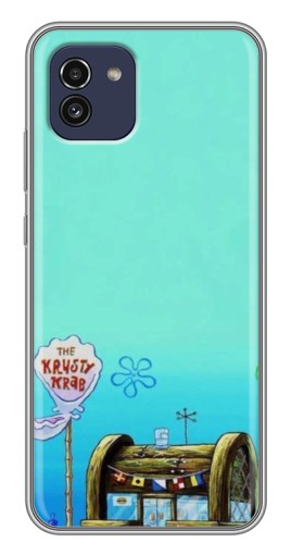 Чехол с картинкой "Krusty Krab" для Samsung Galaxy A03 (A035)