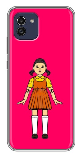Чехол с картинкой "Кукла" для Samsung Galaxy A03 (A035)