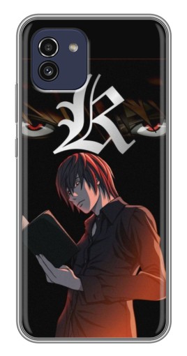 Чехол с принтом "Лайт Ягами Death Note" для Samsung Galaxy A03 (A035)