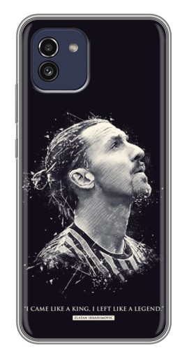 Силиконовый чехол с изображением "Легенда Ибрагимович" для Samsung Galaxy A03 (A035)