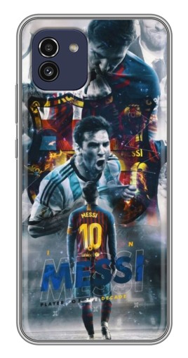 Чехол с печатью "Легендарный Месси" для Samsung Galaxy A03 (A035)